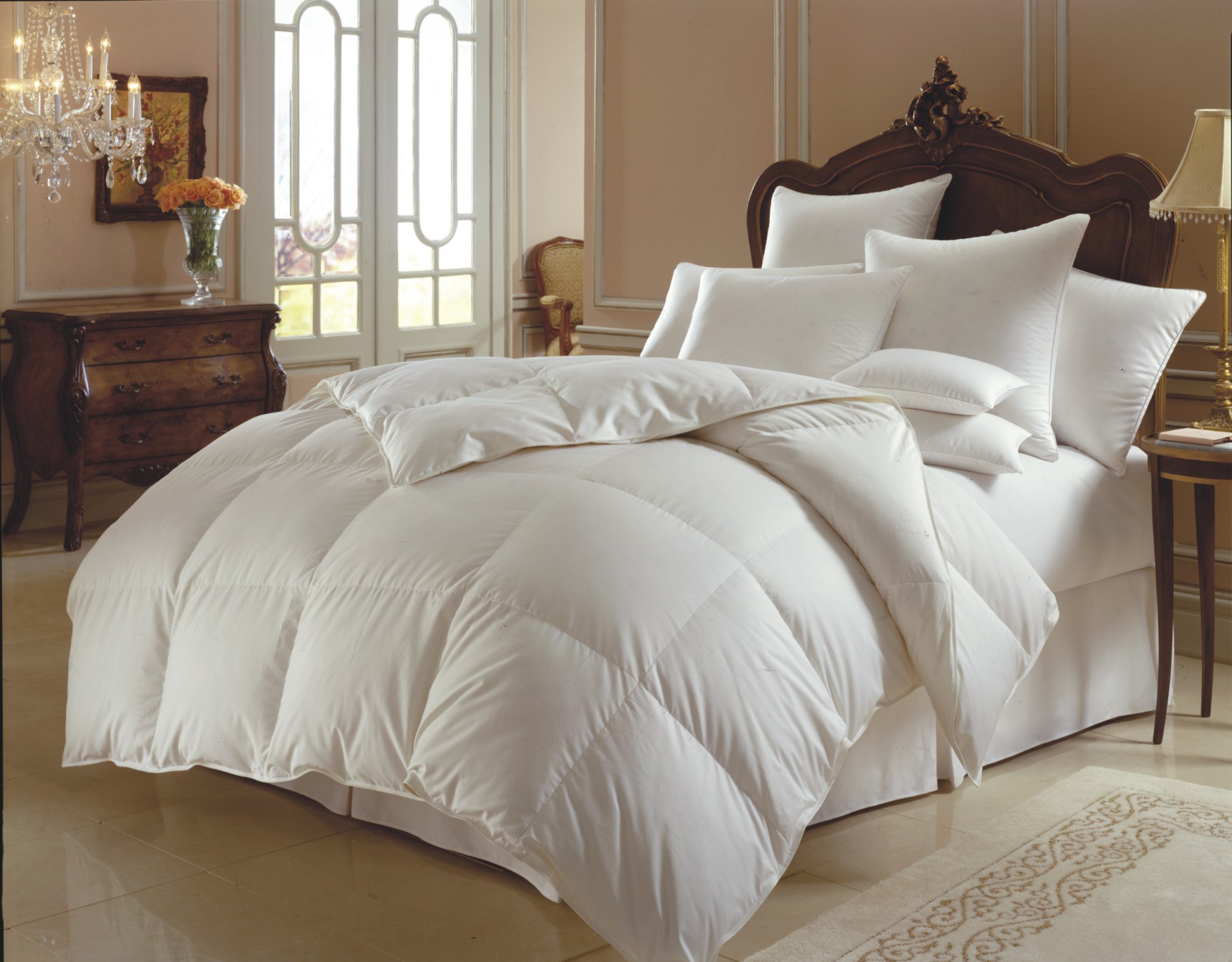 ... European down comforter and down bed comforters are generally on sale